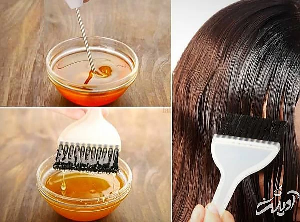 هایلایت طبیعی مو با عسل آموزش هایلایت مو در خانه